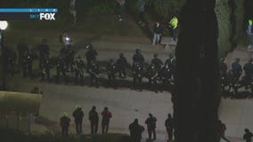 UCLA protesters ordered to disperse