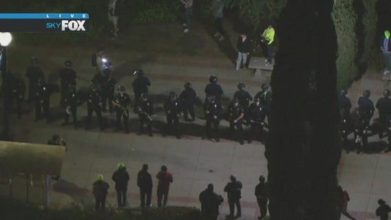 UCLA protesters ordered to disperse