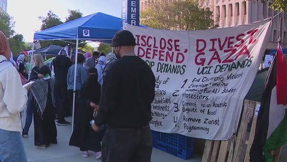 Pro-Palestinian encampment at UC Irvine