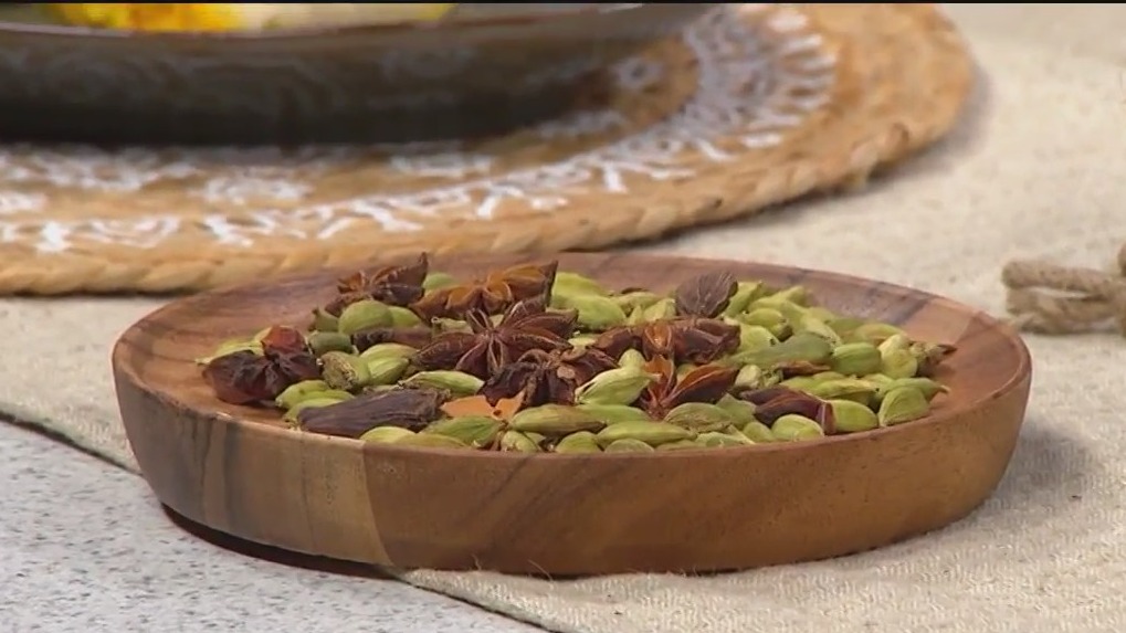 Mithai & Chai Indian Caf? makes a Mango Lassi smoothie