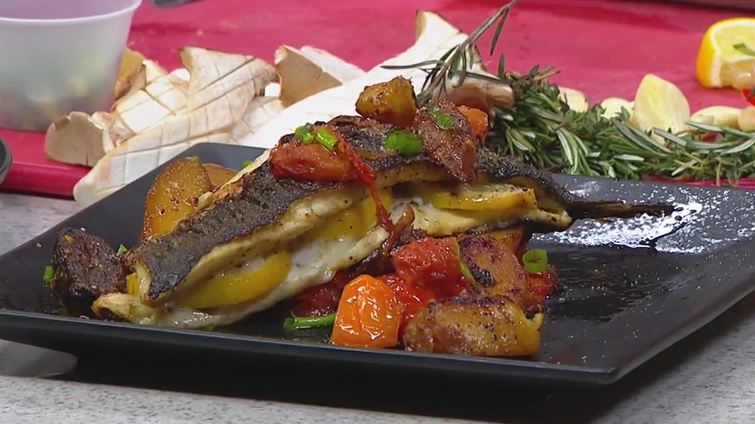 Chef Bobby Nahra in the kitchen highlighting his restaurant HOOK