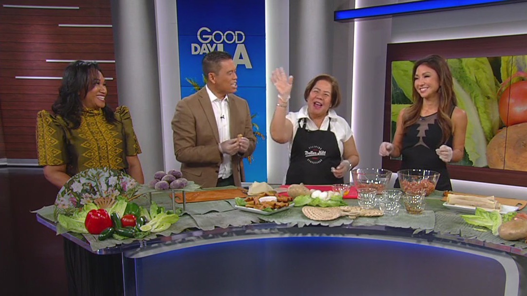 Lumpia rolling like a pro with Elvira Chan