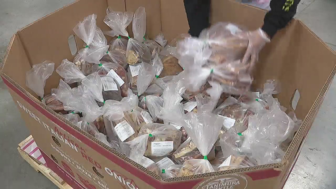 MGM employees volunteer with Forgotten Harvest