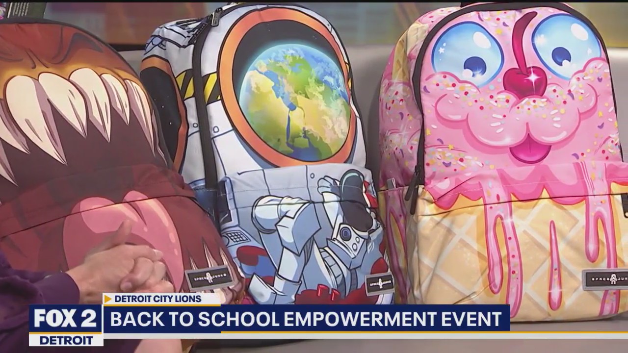 Detroit City Lions Youth Club hosts back to school event