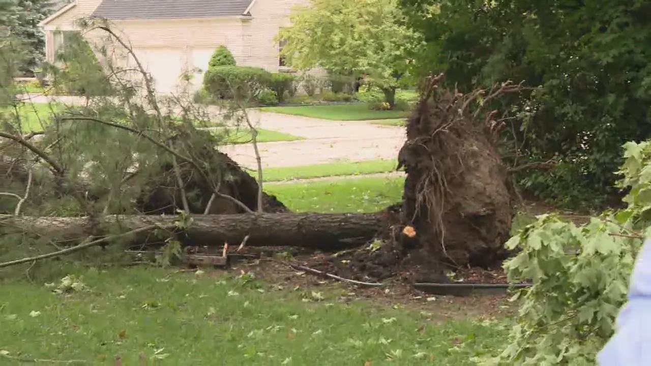 Canton gets second round of severe weather