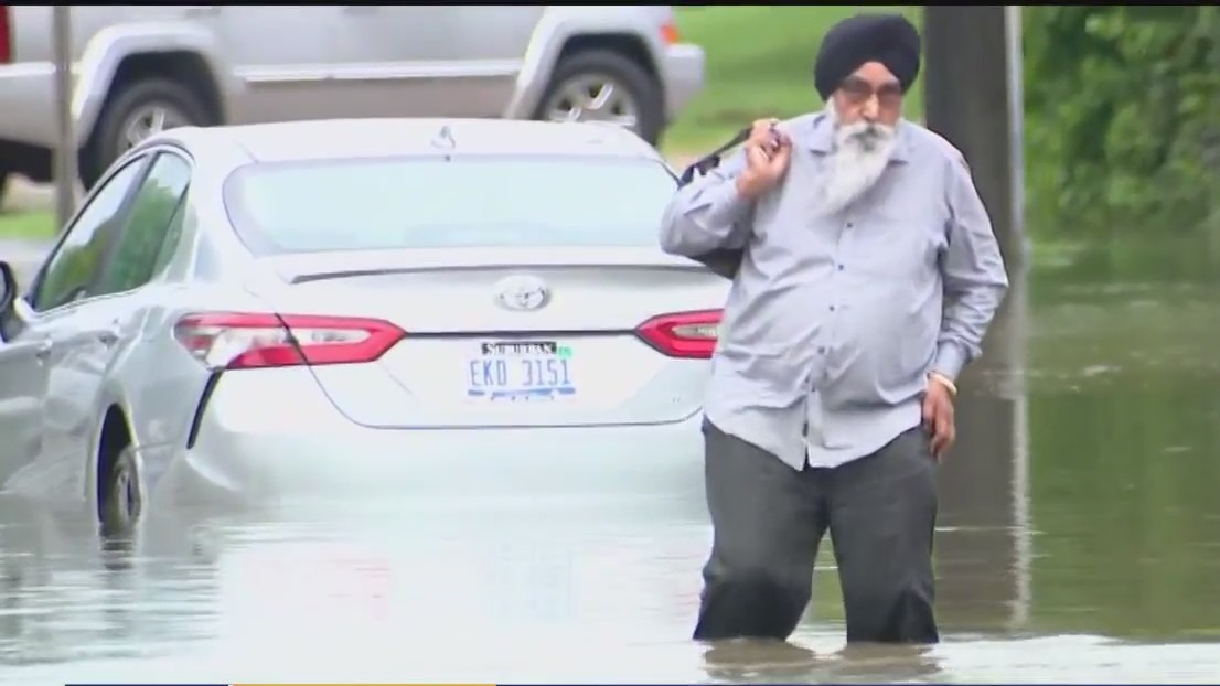 Parts of Metro Detroit flooded from overnight rain