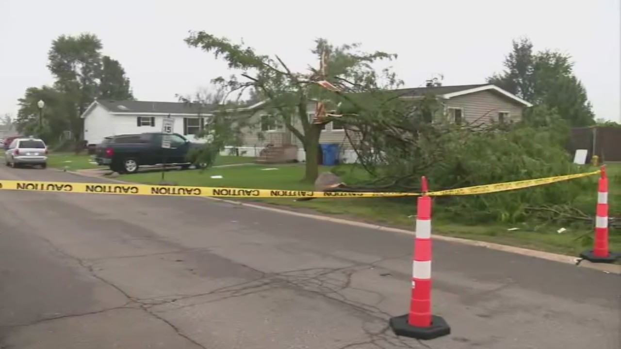 Thursday's wicked weather leaves trail of damage in southern suburbs Newport, Frenchtown Township