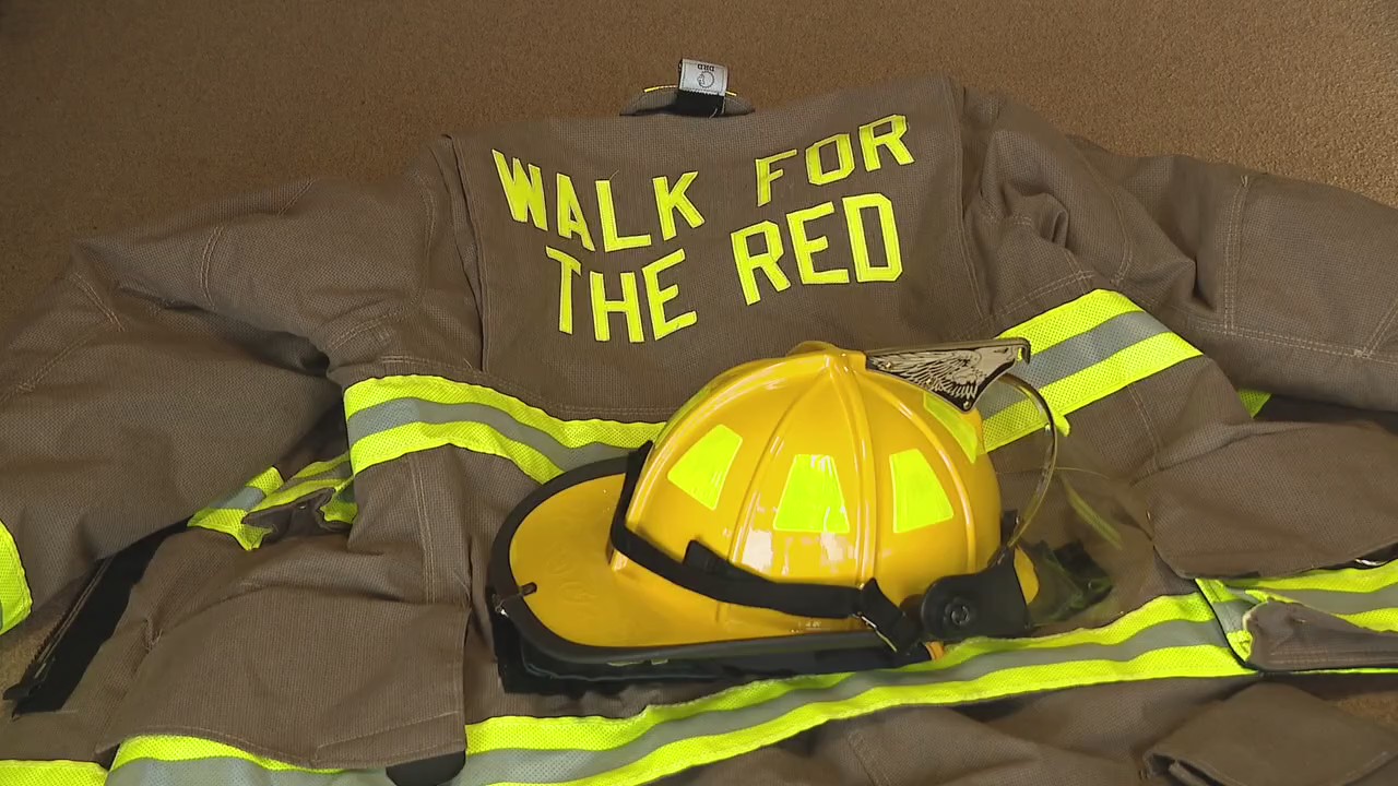 Firefighters begin 5th annual Walk for the Red