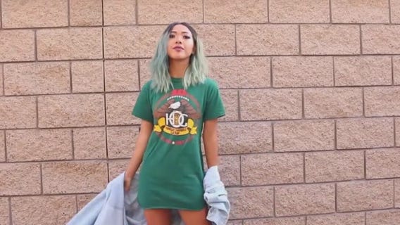 Recycling materials into unique fashion pieces