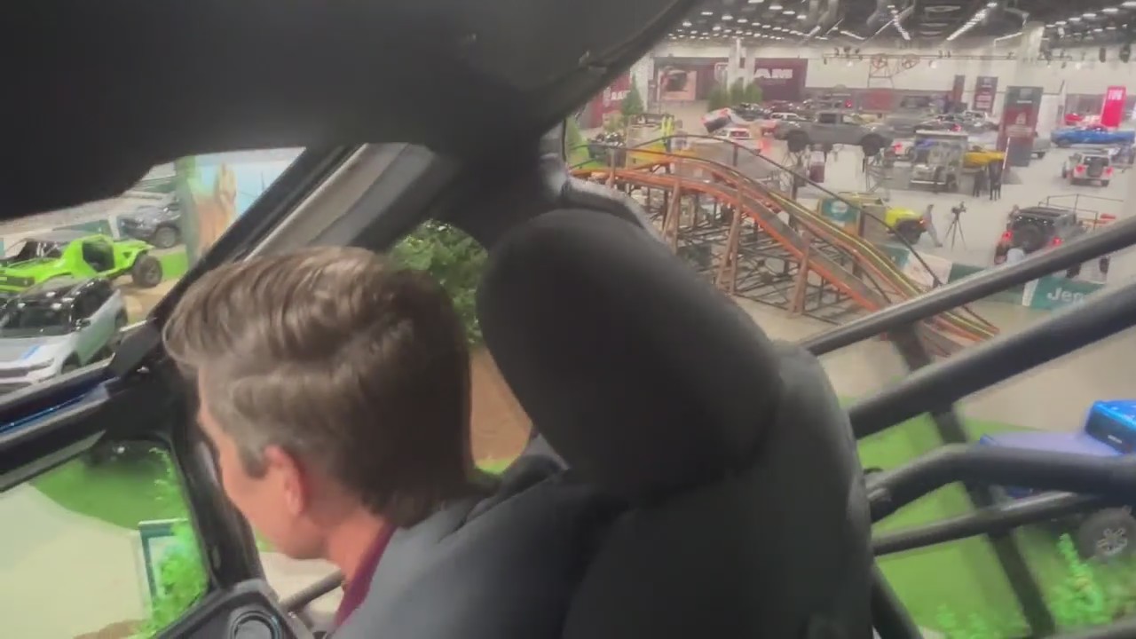 Offroading indoors in the Detroit Auto Show