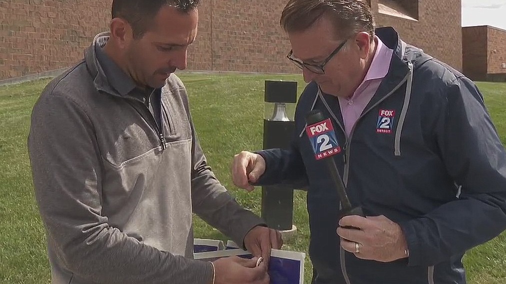 Novi candidate for mayor tracks down stolen campaign sign with AirTag