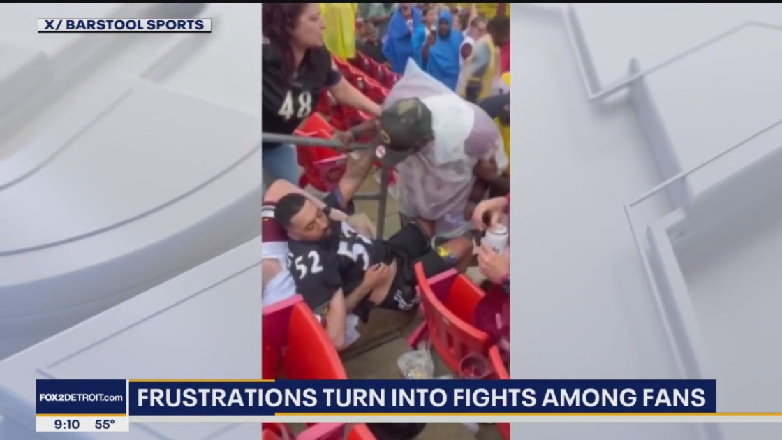 Several fights break out at NFL stadiums this weekend
