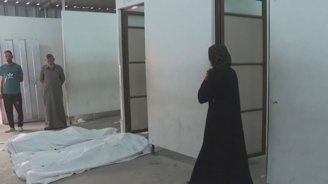 Israel bombs Palestinian camp, dozens killed