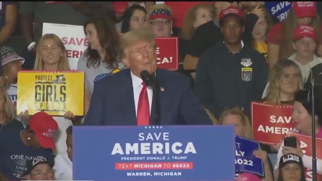 Trump visits Michigan for speech to autoworkers