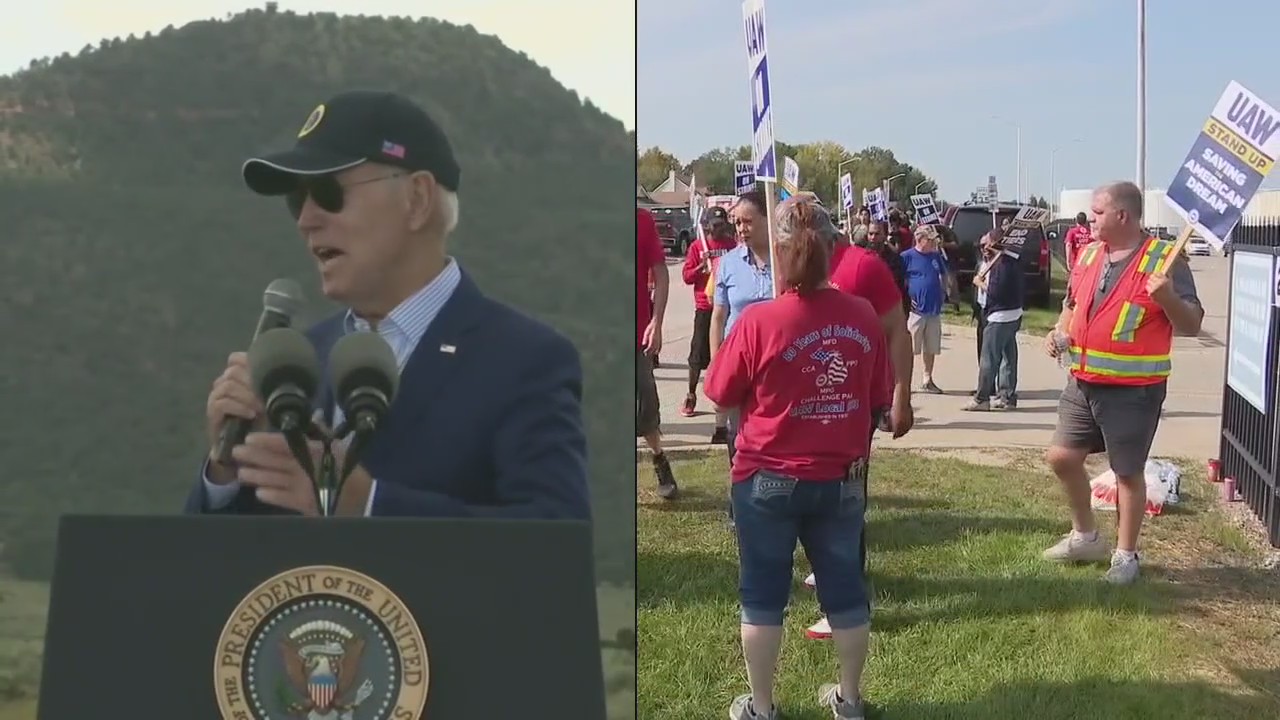Biden, Trump, electric vehicles and the UAW strike