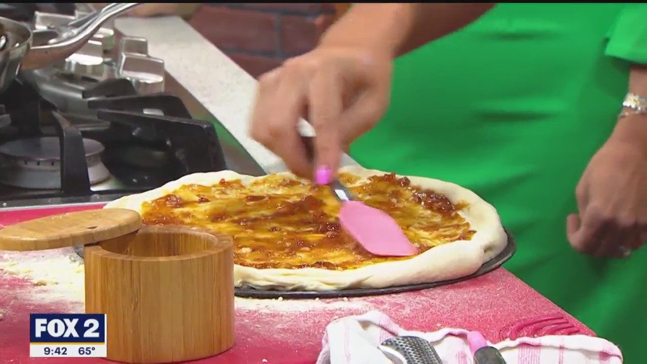 Fresh baked pizza while tailgating? J.Baldwin's Restaurant Group shows us how