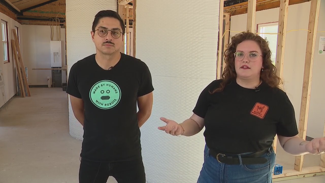 Peek inside Detroit's first 3D-printed home