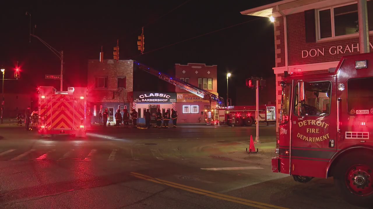 Southwest Detroit antique shop damaged in fire