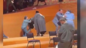 Fights during graduation at Disney Concert Hall
