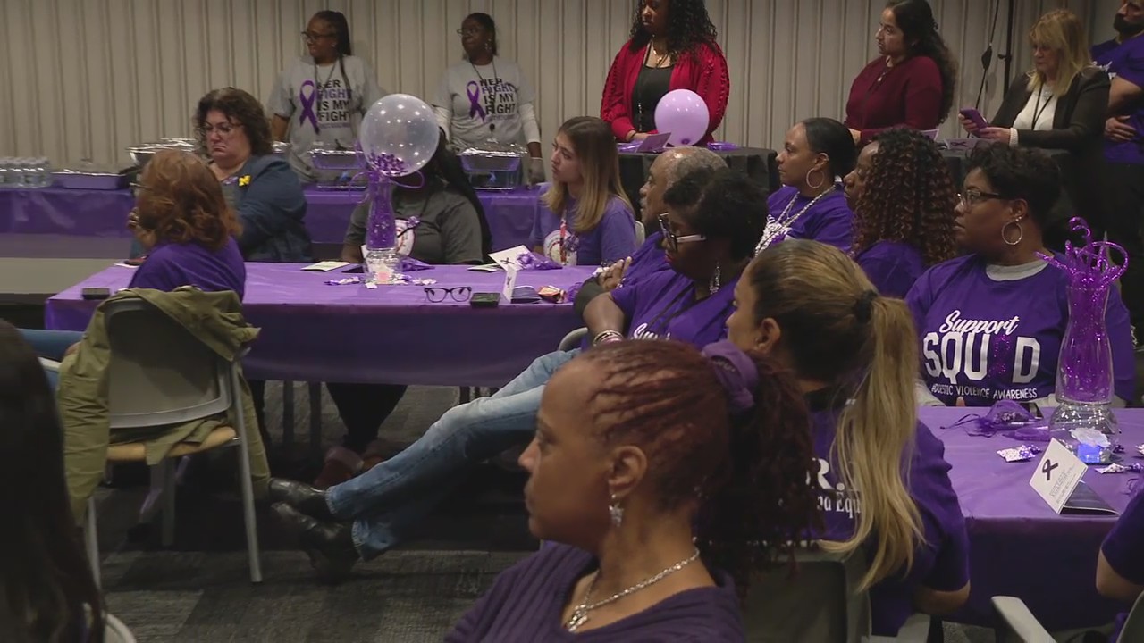 DPD holds annual domestic violence awareness event, platforms survivors