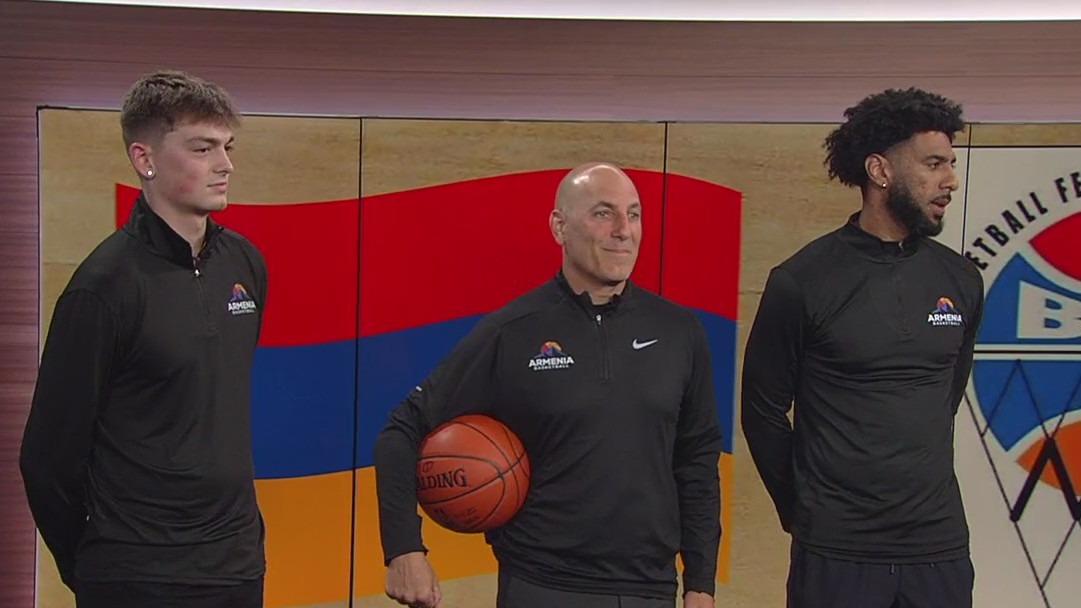 Armenia men's national basketball team playing in LA