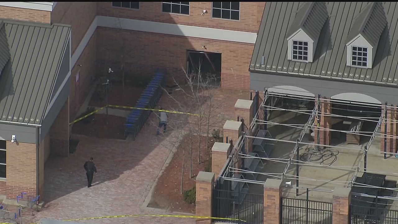 Vehicle crashes into Canton Walmart