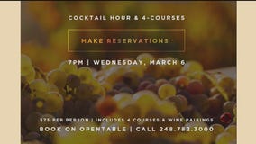 4-course dinner & wine event - Wednesday, March 6