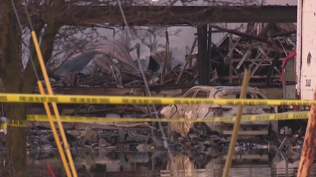 Clinton Township building leveled by explosions