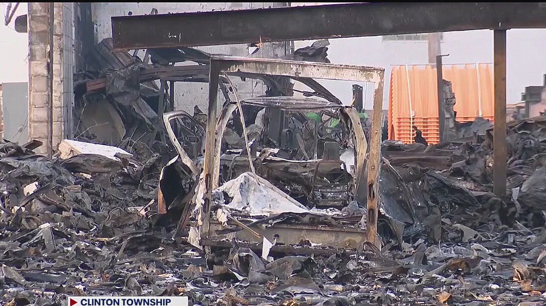 Clinton Township explosion scene remains too hot for full investigation