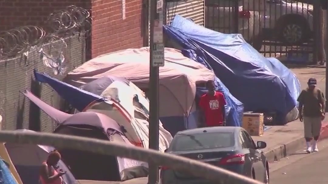 LA's homeless population drops