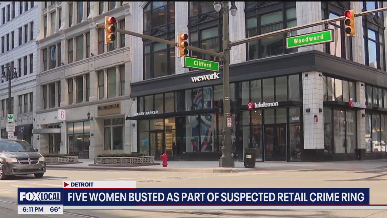 Lululemon Detroit caper results in 5 arrested for stealing $13K of clothing