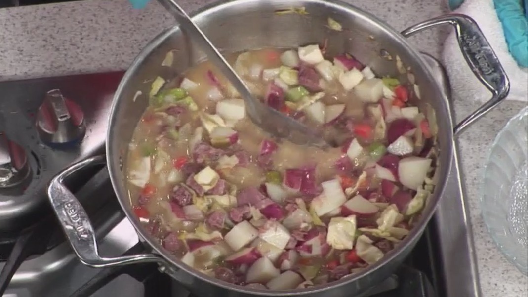 Corn beef stew on the menu for St. Patrick's Day at Irish Taverns