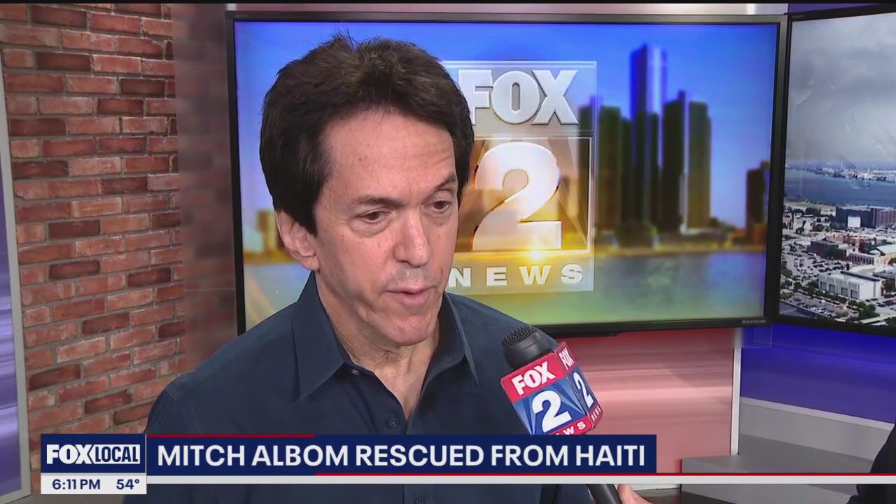 Mitch Albom recounts being rescued from Haiti