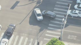 Police chase suspect goes wrong way in Central LA