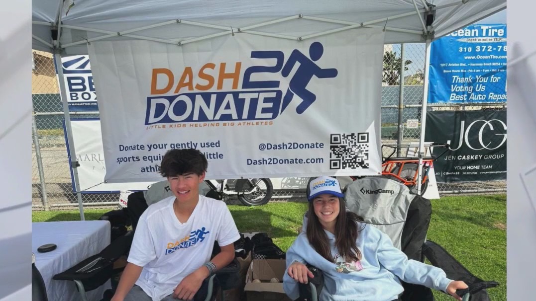 Local kids make sure sports equipment gets a second life