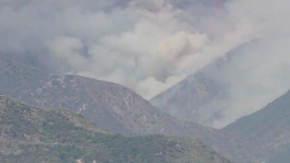 3 fires burn across LA County