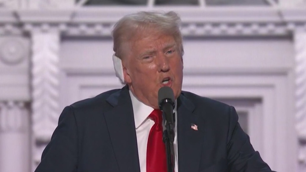 Bandaged Trump recounts assassination attempt