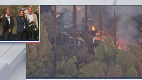 Fireworks blamed for fire that destroyed homes