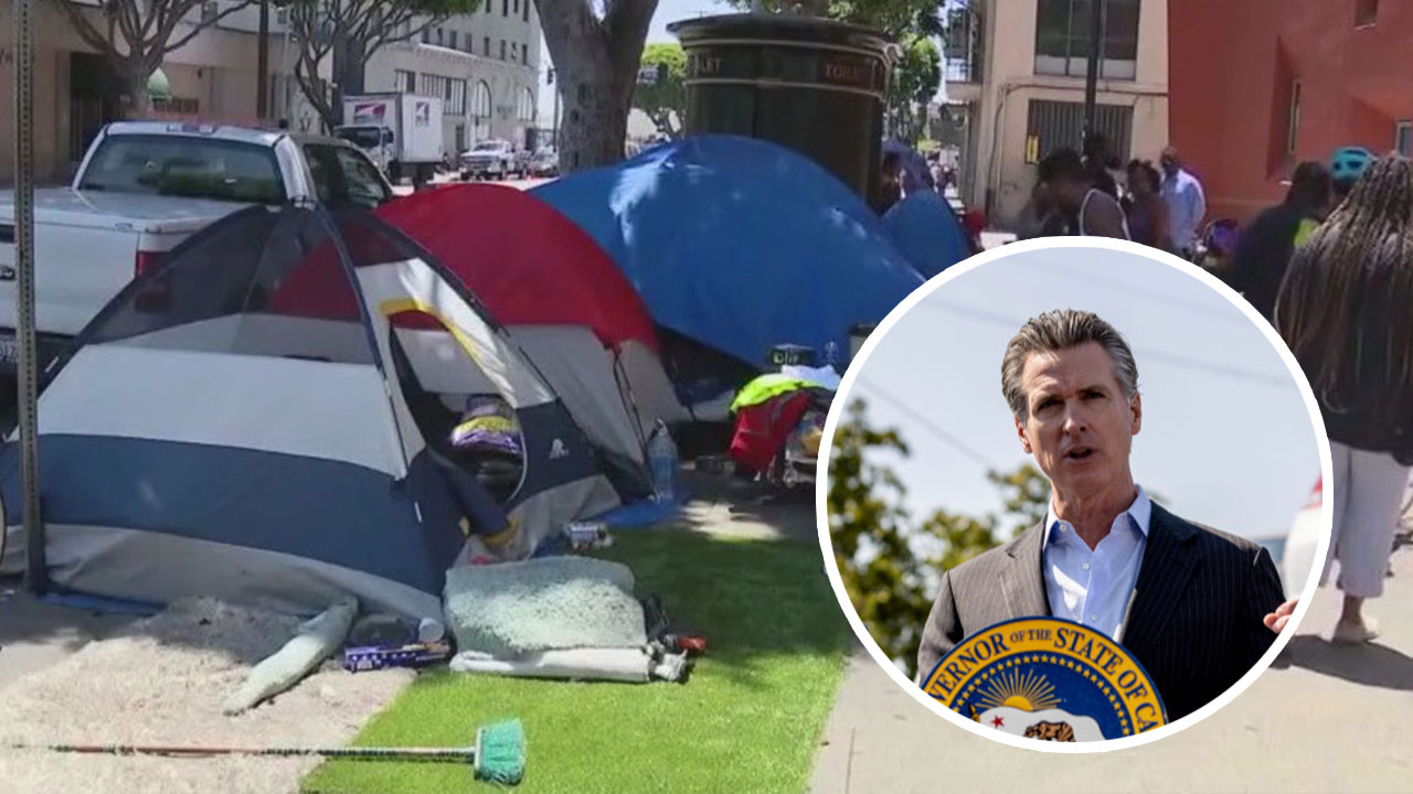 Newsom orders removal of homeless encampments