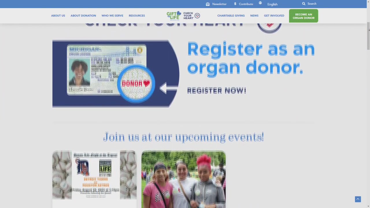 April is National Donate Life Month