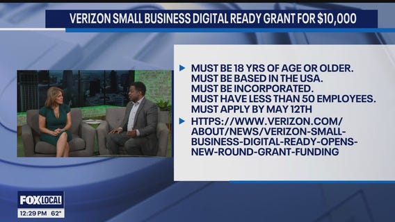 Verizon Small Business Digital Ready Grant for $10,000