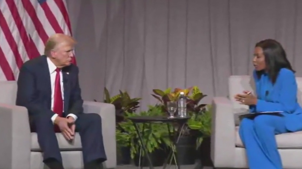 Trump doubles down on comments on Harris' race