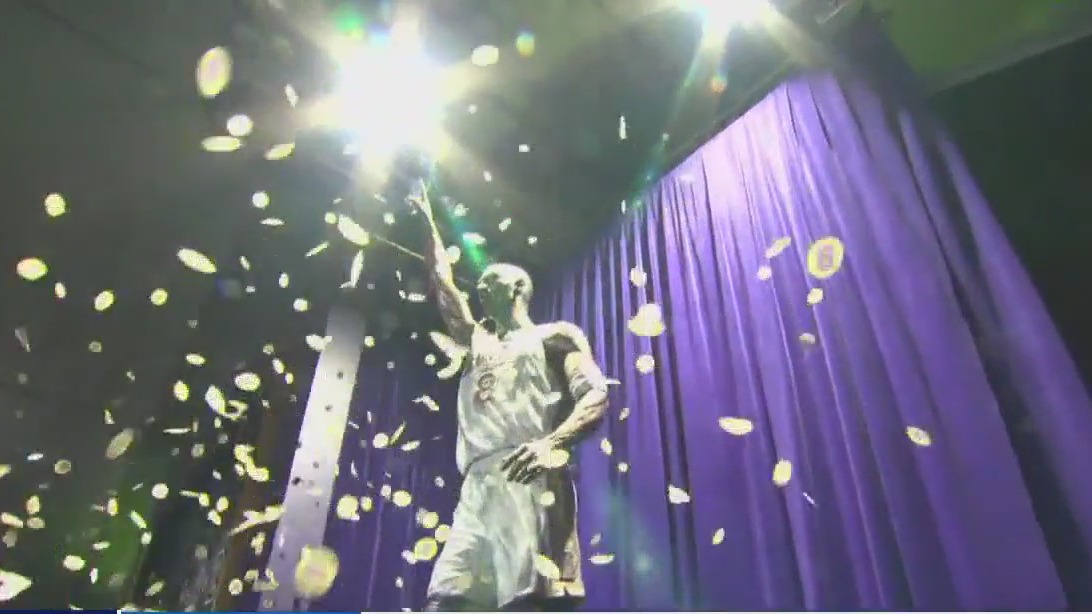 New Kobe Bryant statue to be unveiled, report says | FOX 11 Los Angeles