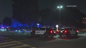 Armed homicide suspect shot by police in Irvine