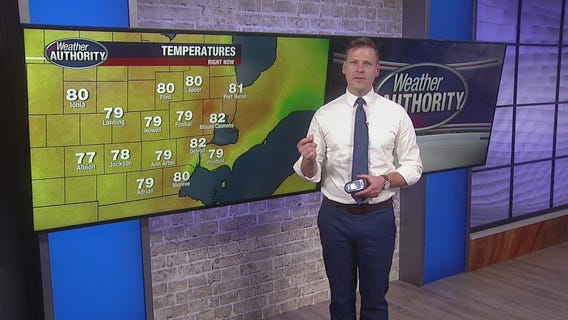 Mild and muggy temperatures stick around