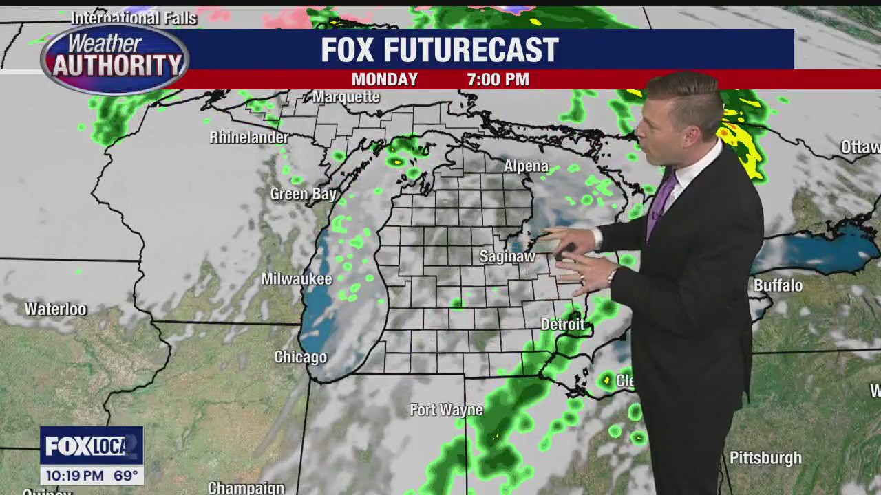 More light showers possible tonight | FOX 2 Detroit