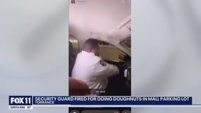 Security guard busted for doing donuts at mall