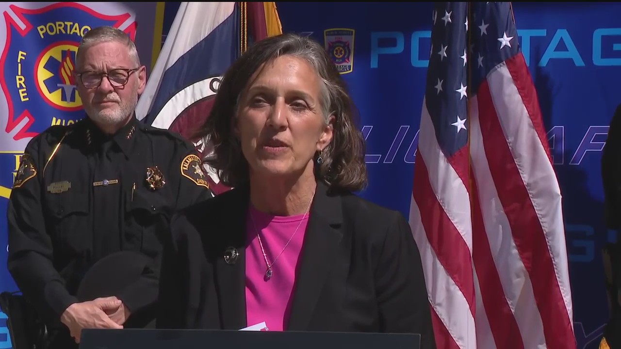 Press conference: Portage officials talk tornado aftermath