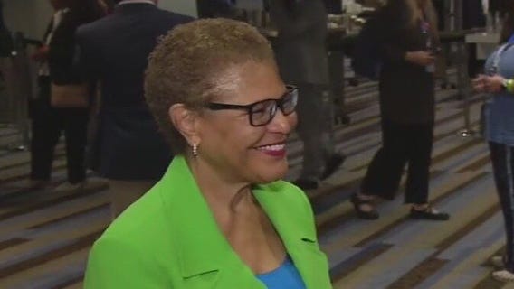 Mayor Bass discusses LA Olympics at DNC