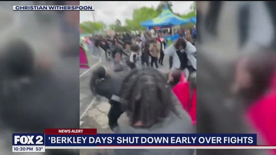 Fights break out at Berkley Days